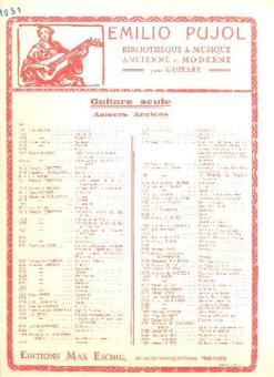 Visee Tombeau. Pujol 1051 Guitare 