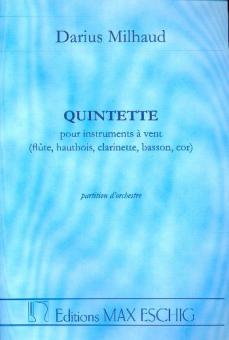 Quintette pour Instruments a Vent Partition D'orch 
