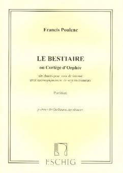 Le Bestiaire ou Cortège d'Orphée 