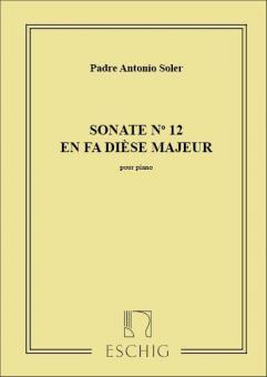 Sonate N 12 Fa# M Piano 
