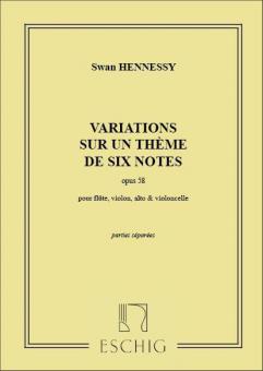 Variations Op. 58 Flute/Violon/Alto/Violoncelle 
