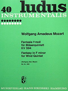 Fantasie f-moll für 5 Blechbläser 