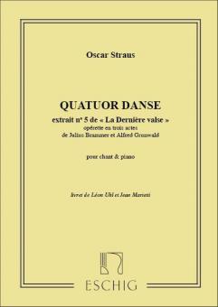 La Derniere Valse N 5 Chant/Piano (Quatuor Danse P 