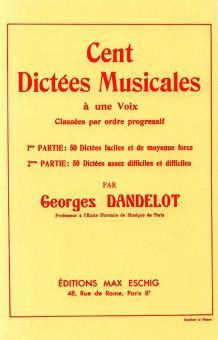 100 Dictées Musicales à une voix Vol. I 