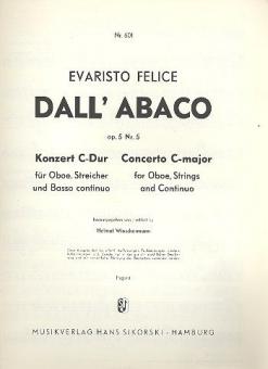Konzert C-Dur op. 5/5 