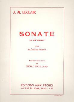 Sonate e-Moll 