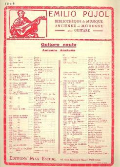 Milan Pavane V Pujol 1046 Guitare 