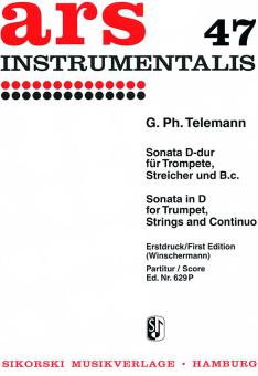 Sonata D-Dur für Trompete in D (Clarino), Streicher und Bc 