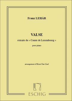 Comte Du Luxebourg Valse Facile Piano (Van Gael 