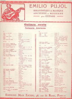 Mozart Menuet Pujol 1105 2 Guitares 