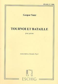 Tournooi et Bataille, Pour Guitare, Transcription 