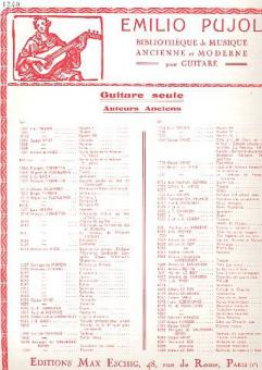 Pujol Becqueriana Pujol 1240 Guitare 