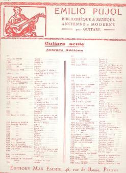 Pujol Canto De. Pujol 1245 Guitare 