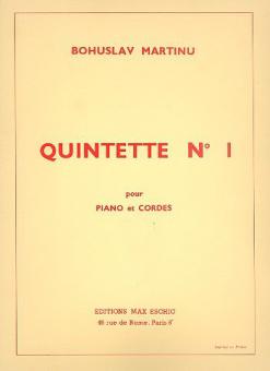 Quintette N 1 Complet Piano/Cordes (1933 