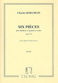 Six Pieces, pour Hautbois et Quatuor A Cordes op. 