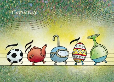 Postkarte Carnevale 