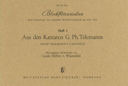 Blockflötenstudien Heft 3 Standard