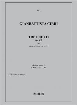 3 Duetti Op. 7 Fl e Vc 