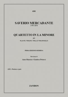 Quartetto In La Minore per Flauto Violino Viola E 