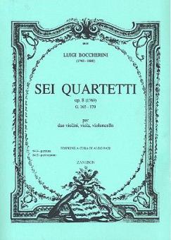 Sei Quartetti Op. 8 (G 165/170) 