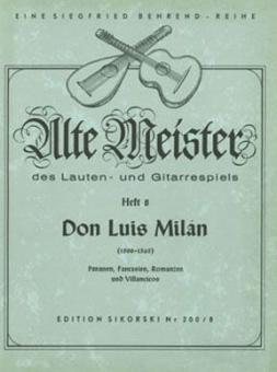 Pavanen, Fantasien, Romanzen und Villancicos 