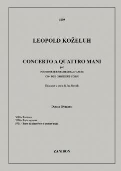Concerto A Quattro Mani per Pianoforte E Orchestra 