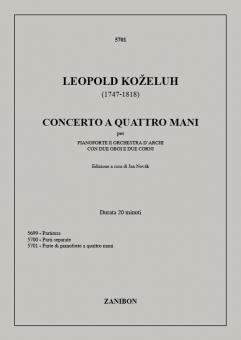 Concerto A Quattro Mani per Pianoforte E Orchestra 
