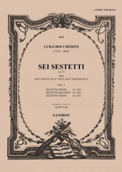 6 Sestetti Op. 23 Vol. 1 