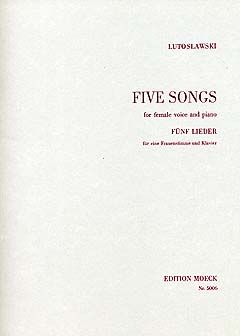 Fünf Lieder 1956/57 