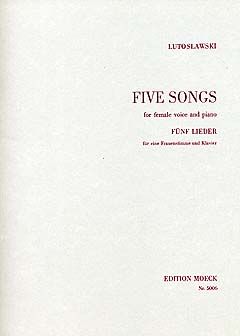 Fünf Lieder 1956/57 