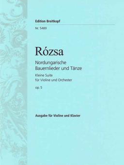 Nordungarische Bauernlieder und Tänze op. 5 