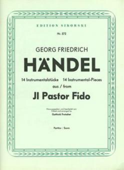 14 Instrumentalstücke aus Il pastor fido 