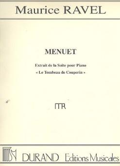 Menuet Du Tombeau Piano 