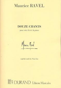 12 Chants pour Voix Elevees/Piano 