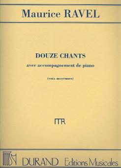 12 Chants pour Voix Moyennes/Piano 