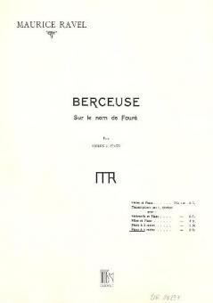 Berceuse Sur Faure 4 Mains 