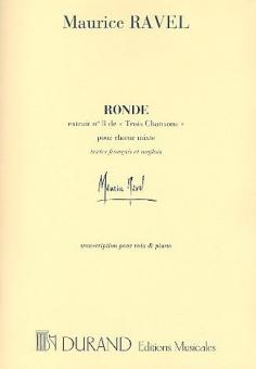 Ronde, Extrait N.3 De Trois Chansons pour Choeur 