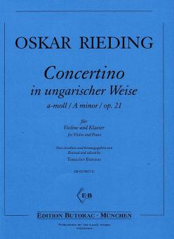 Concertino a-moll Op. 21 