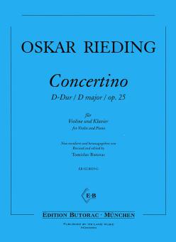 Concertino D-dur Op. 25 