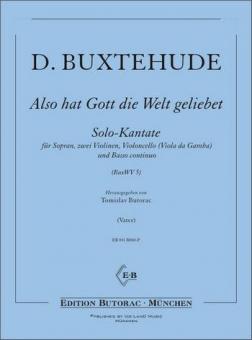 Also Hat Gott die Welt geliebt 