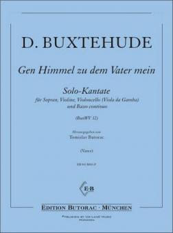 Gen Himmel zu dem Vater mein 
