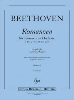 Zwei Violinromanzen G-dur Op. 40 / F-dur Op. 50 