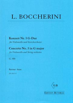 Konzert Nr. 3 G-Dur (G. 480) 