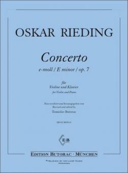 Concertino e-moll Op. 7 
