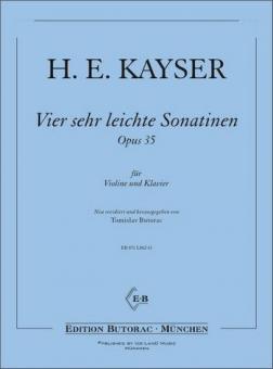 4 sehr leichte Sonatinen Op. 35 