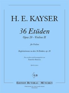 36 Etüden op. 20 