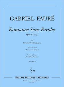 Romance Sans Paroles Op. 17/1 