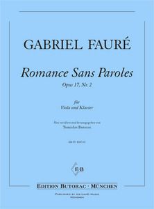 Romance Sans Paroles op. 17/2 