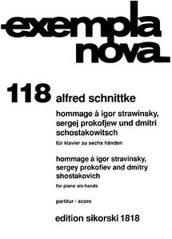Hommage à I. Strawinsky, S. Prokofjew und D. Schostakowitsch 