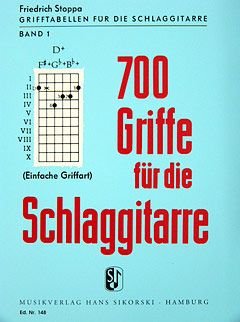 700 Griffe für die Schlaggitarre 